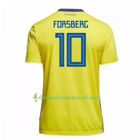 Fußballtrikots Schweden Forsberg 10 WM 2018 Heimtrikotsatz kaufen